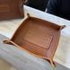 Шкіряний органайзер для дрібниць, Подарунок чоловіку, Handmade лоток з натуральної шкіри 6 фото 8